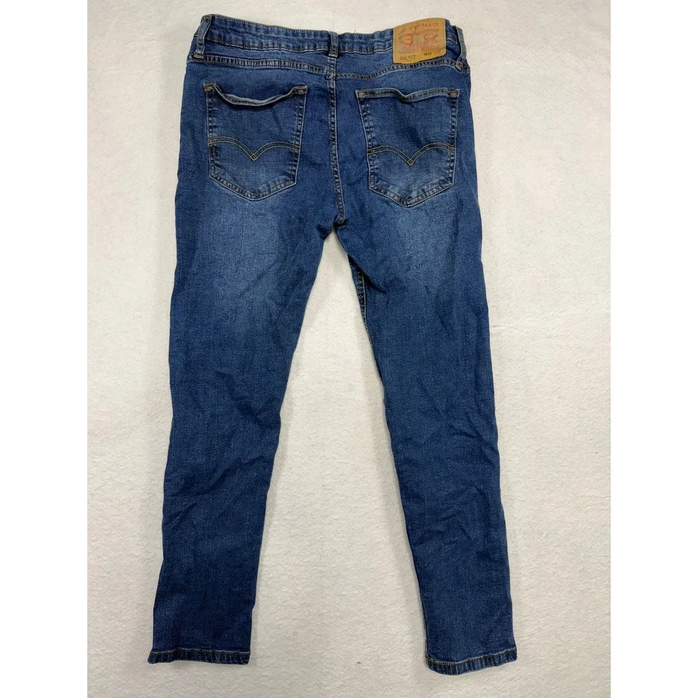 Levis 501 CT Slim Fit Mens Blue Denim Tapered Leg Jeans W36 L32 100268